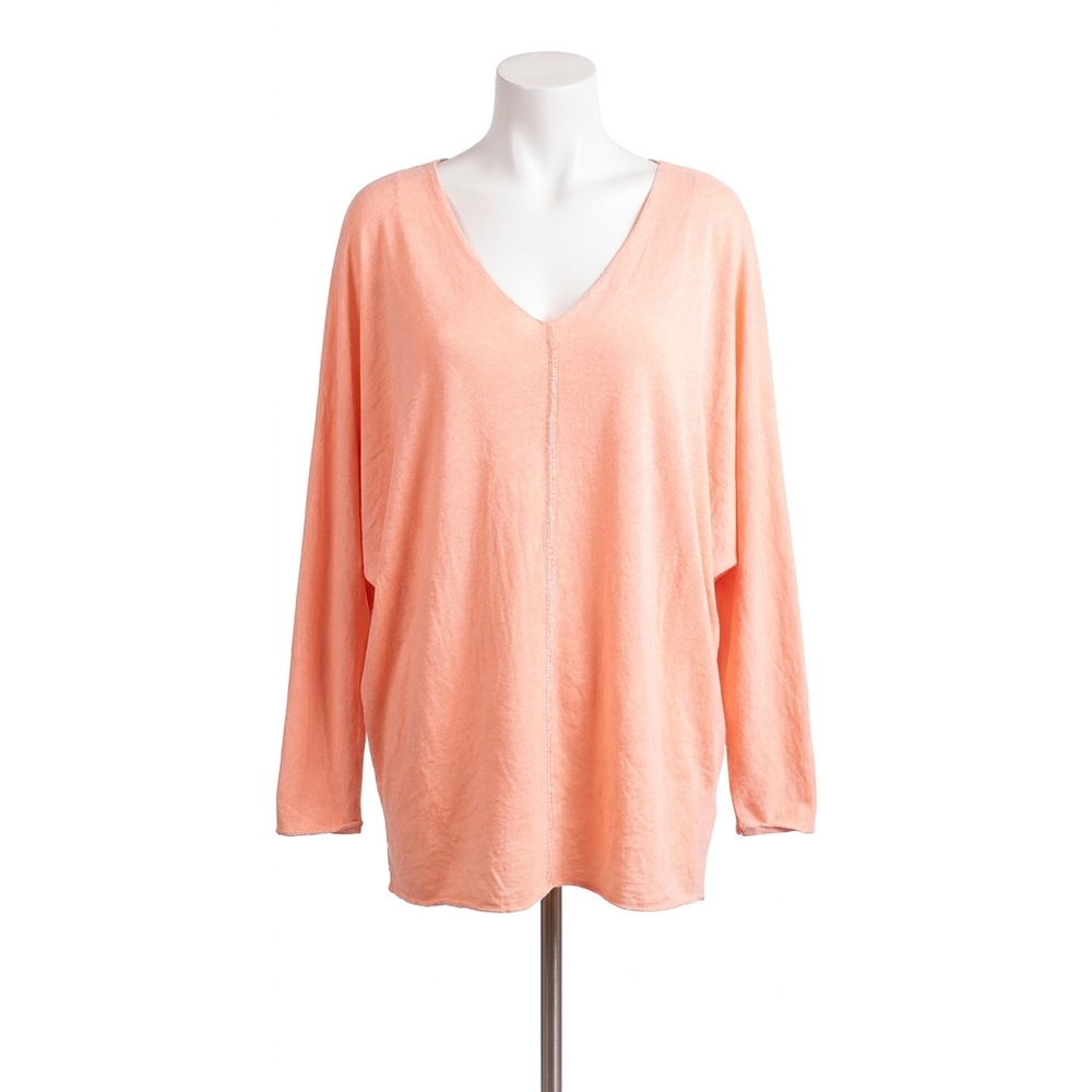 NEW GIGI MODA cammie v-neck sweater in orange